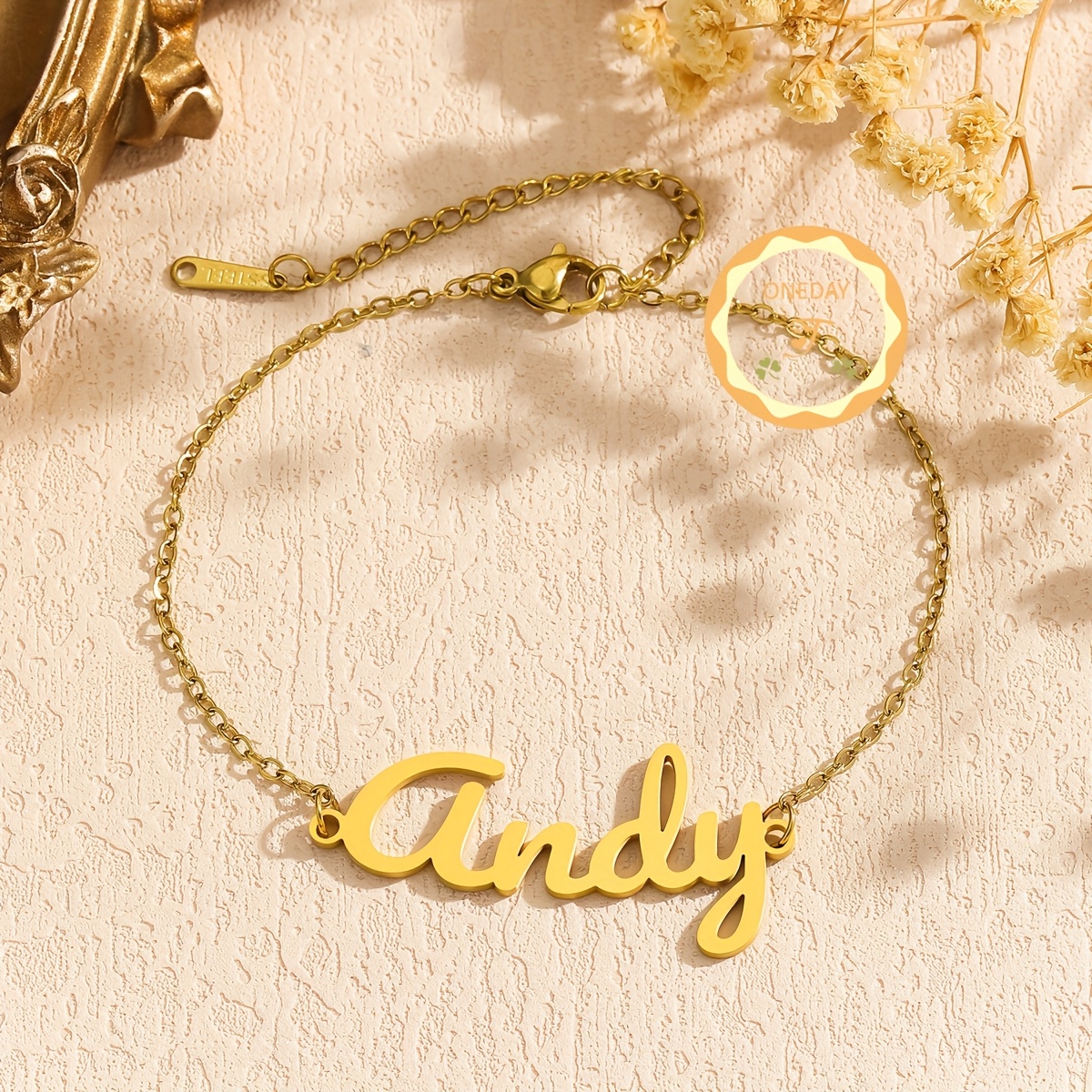 Personalized 304 Stainless Steel Bracelet, Custom Name Gift